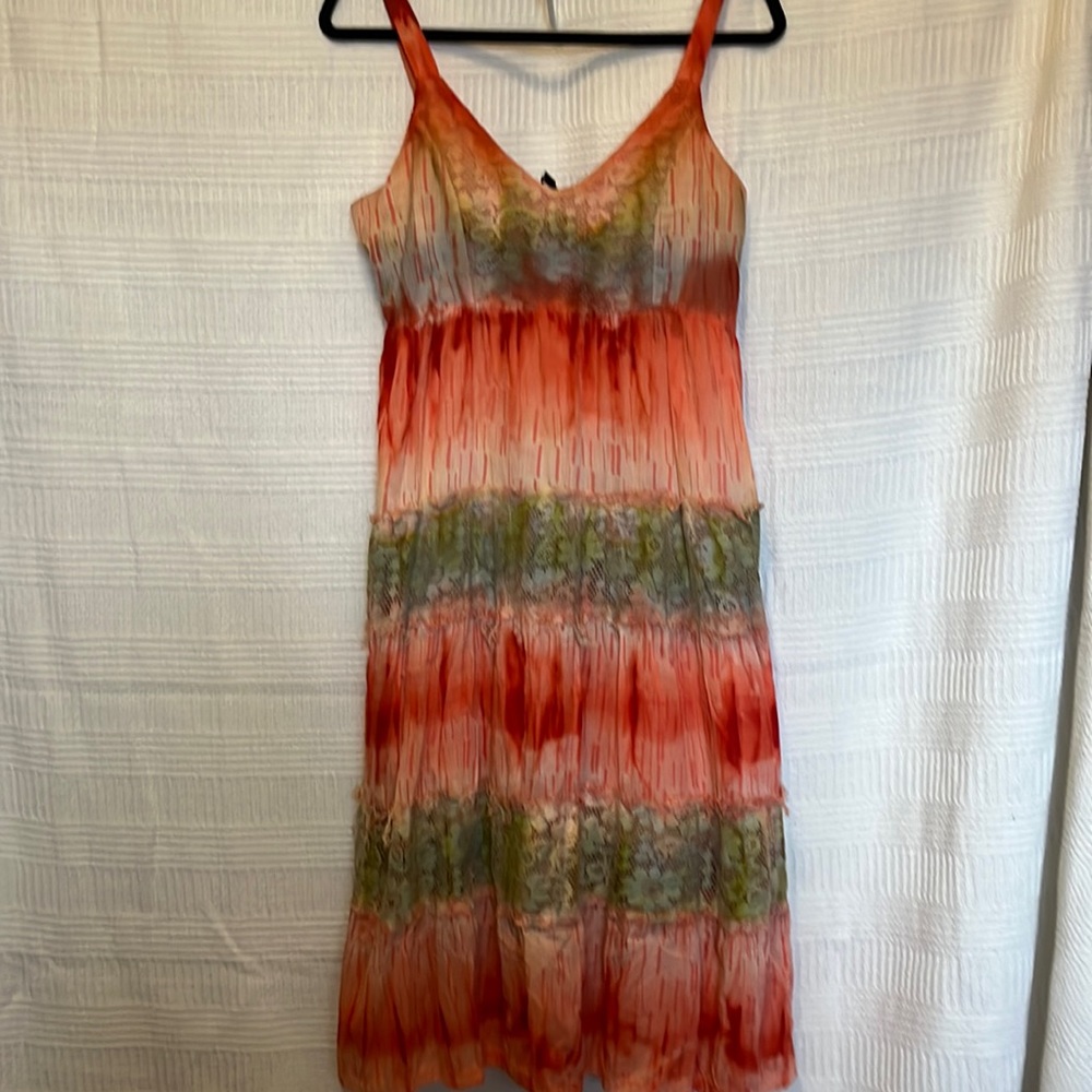 EUC Minkas 100% cotton boho midi summer dress
